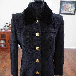 Black St John Knit Jacket